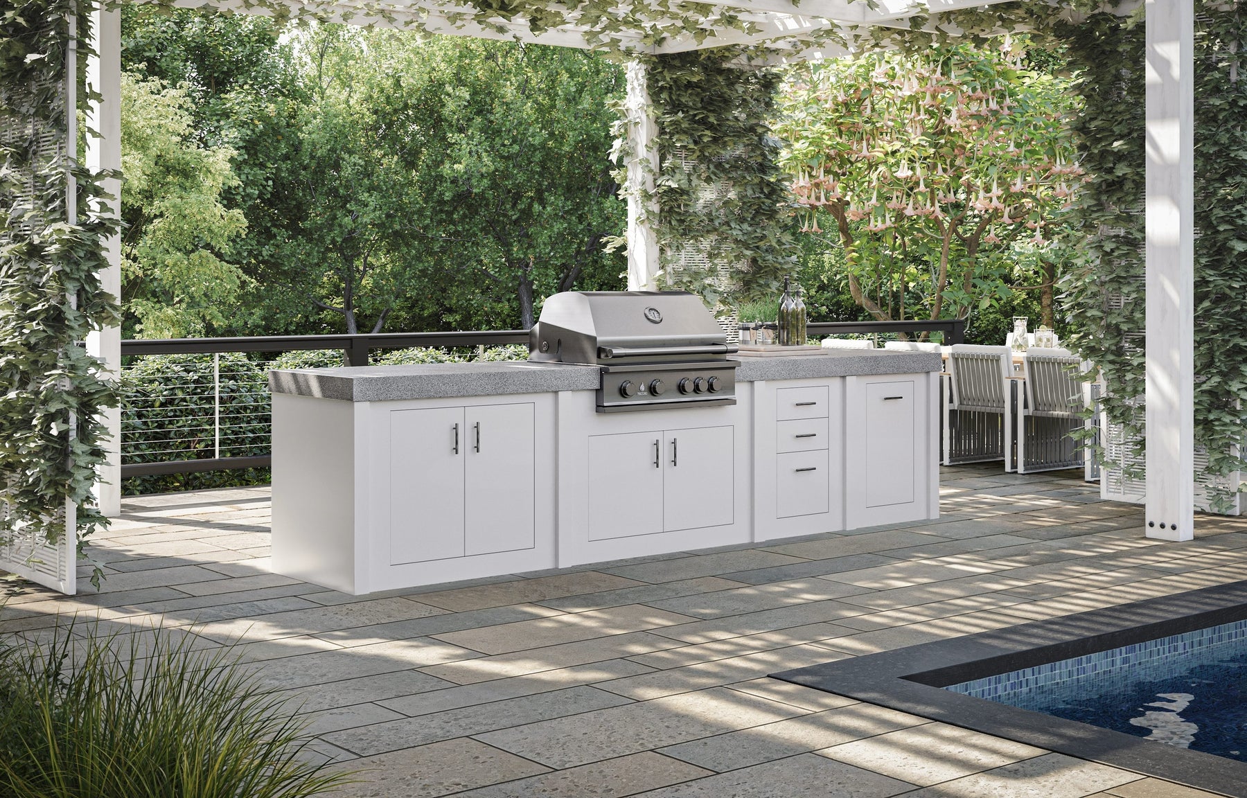 outdoor kitchen