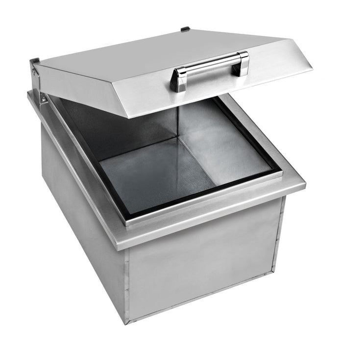 Delta Heat 15-Inch Drop-In Stainless Steel Ice Bin Cooler - DHOC15D