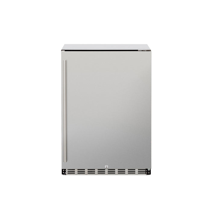 TrueFlame 24" 5.3 Cu. Ft. Deluxe Outdoor Rated Refrigerator - TF-RFR-24D-R