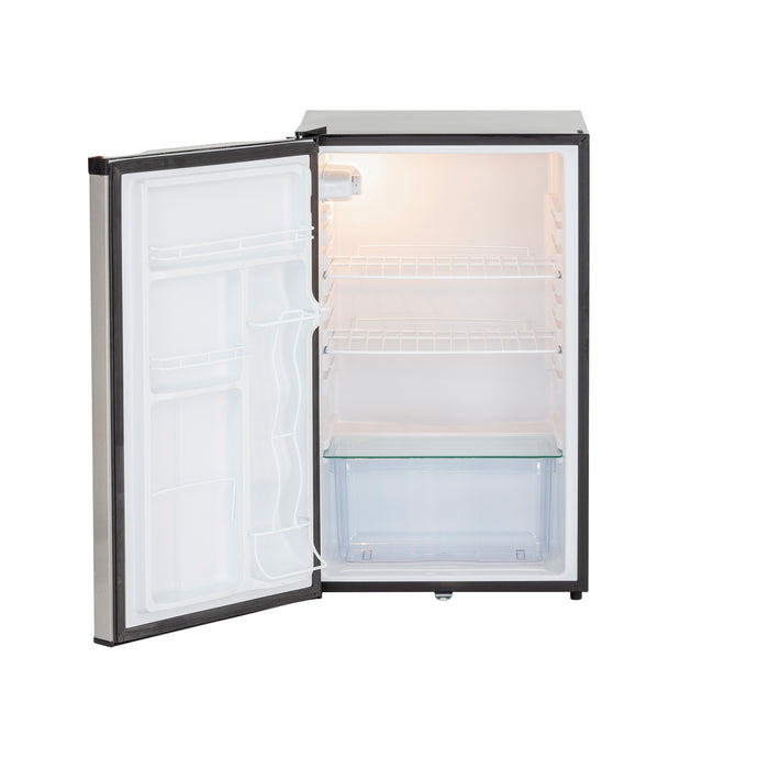 TrueFlame 22" 4.1c Outdoor Approved Fridge, Reversible Door with Lock - TF-RFR-22S