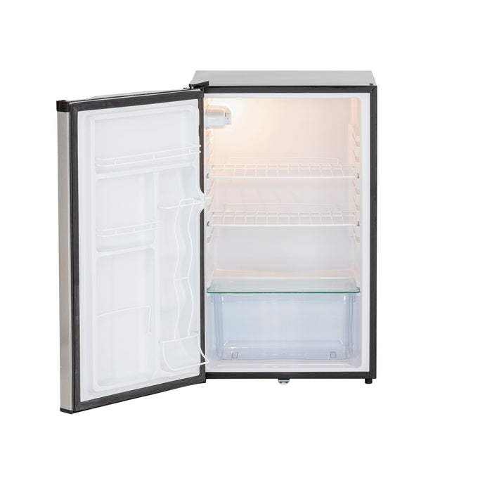 TrueFlame 22" 4.1c Deluxe Outdoor Approved Fridge w/ Upgraded SS Door & Handle  - TF-RFR-22D-R