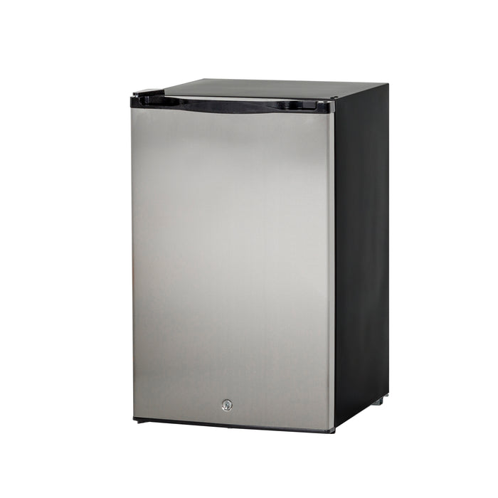 TrueFlame 22" 4.1c Outdoor Approved Fridge, Reversible Door with Lock - TF-RFR-22S