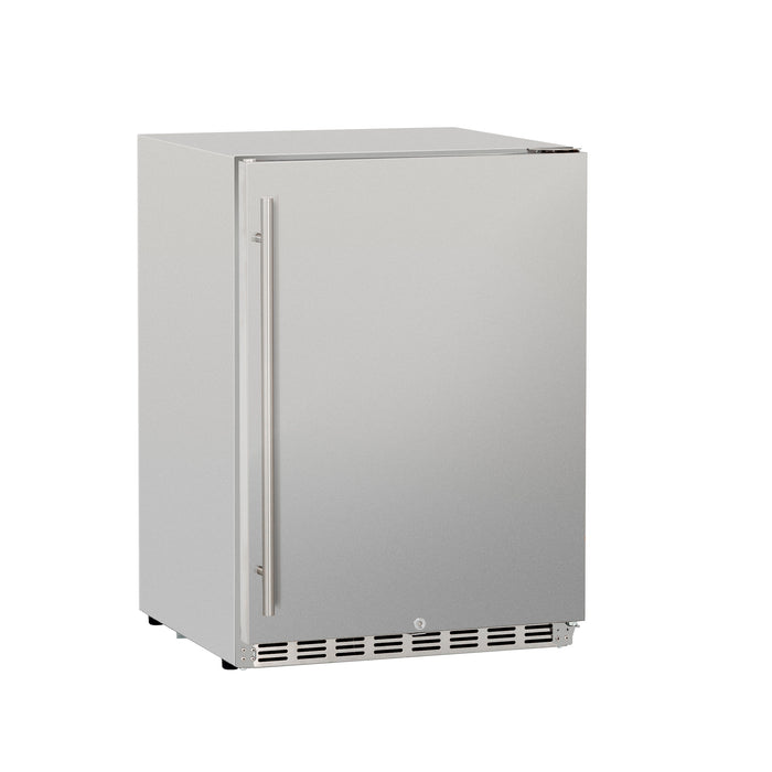 TrueFlame 24" 5.3 Cu. Ft. Deluxe Outdoor Rated Refrigerator - TF-RFR-24D