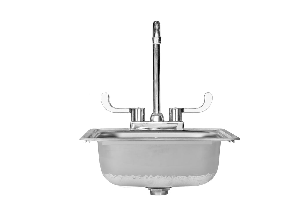 TrueFlame 15x15" Drop-in Sink - TF-NK-15D