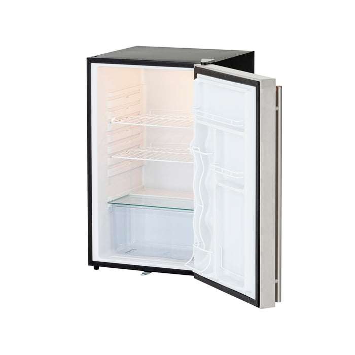 TrueFlame 22" 4.1c Deluxe Outdoor Approved Fridge w/ Upgraded SS Door & Handle - TF-RFR-22D