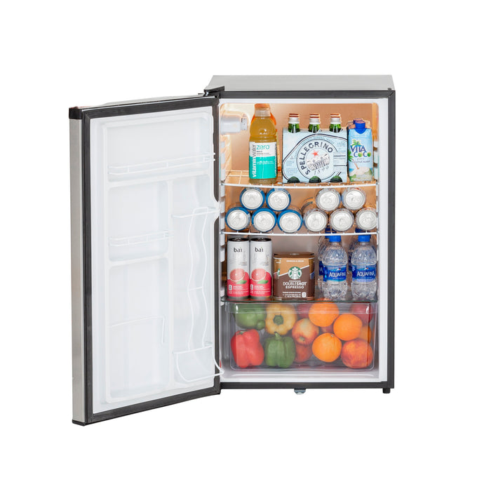 TrueFlame 22" 4.1c Deluxe Outdoor Approved Fridge w/ Upgraded SS Door & Handle  - TF-RFR-22D-R