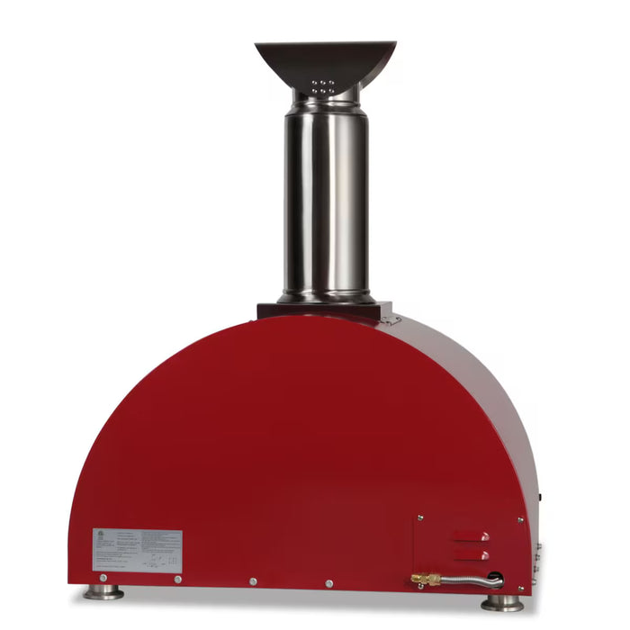 Coyote 30" Hybrid Multi-Fuel Outdoor Oven in Red - C1PZ30HRNG