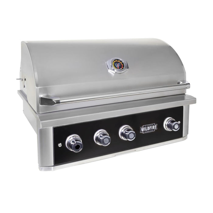 Wildfire Ranch PRO 36-Inch Black 304 SS Natural Gas Grill - WF-PRO36G-RH-NG