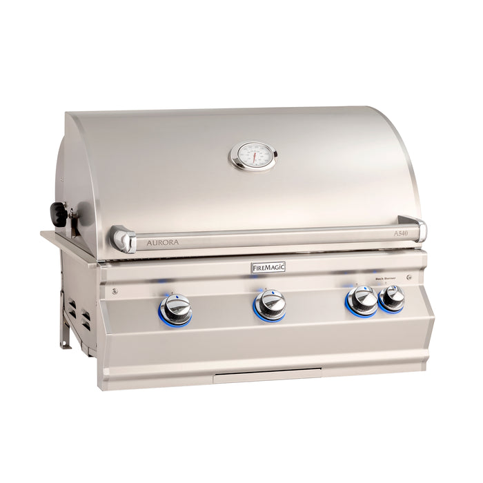 Fire Magic 34" Grills, A540i Built-In Grills with Analog Thermometer - A540i-8LAP