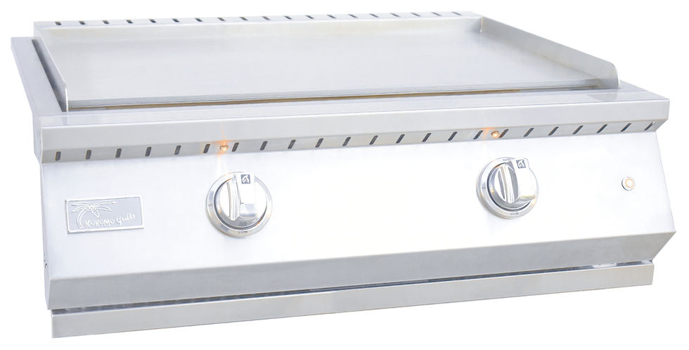 Professional KoKoMo 30 Inch Outdoor Kitchen Teppanyaki Griddle - KO-GRDL30-PRO-NG