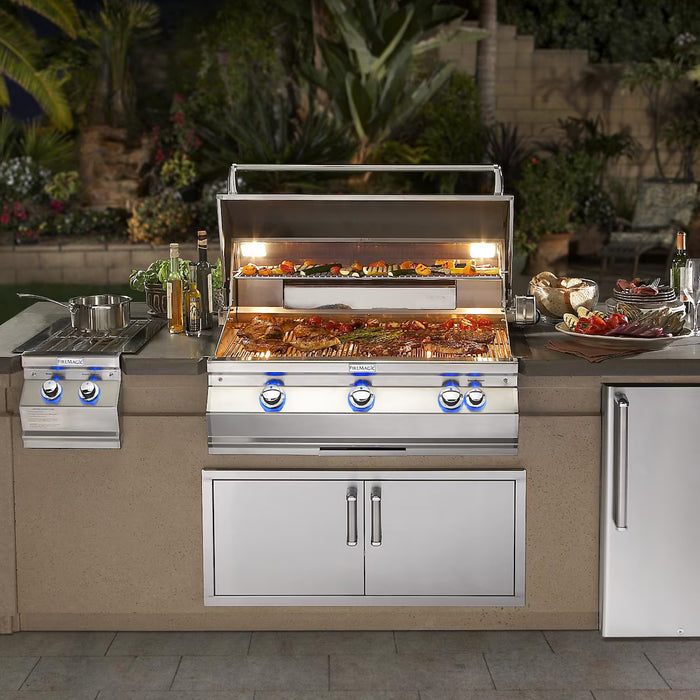Fire Magic 34" Grills, Aurora A660i Built-In Grills with Analog Thermometer - A660i-8EAN