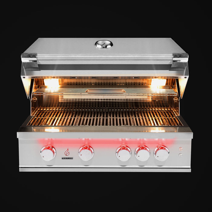 TrueFlame 32" 4-Burner Built-In Natural Gas Grill - TF32-NG