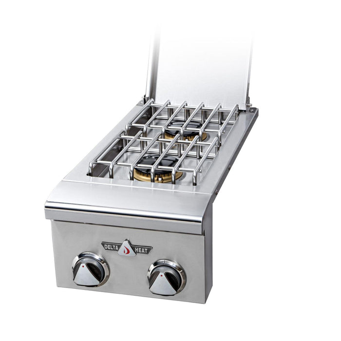 Delta Heat Built-In Propane Gas Double Side Burner - DHSB2-CL