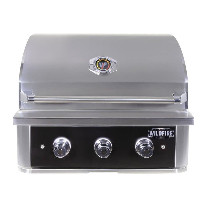 Wildfire Ranch PRO 42-Inch Black 304 SS Propane Gas Grill - WF-PRO42G-RH-LP