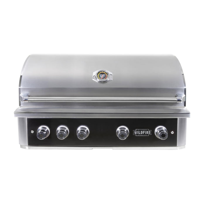 Wildfire Ranch PRO 42-Inch Black 304 SS Propane Gas Grill - WF-PRO42G-RH-LP