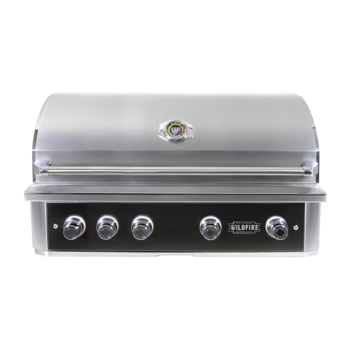 Wildfire Ranch PRO 42-Inch Black 304 SS Natural Gas Grill - WF-PRO42G-RH-NG