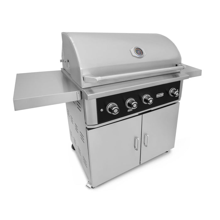 Wildfire Ranch PRO 42-Inch Black 304 SS Propane Gas Grill - WF-PRO42G-RH-LP