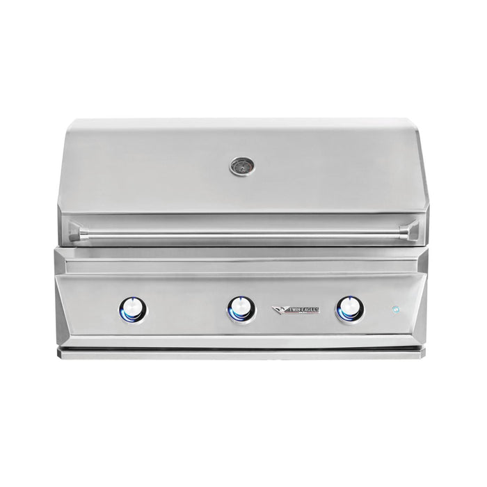 Twin Eagles 36-Inch 3-Burner Built-In Natural Gas Grill - TEBQ36G-CN