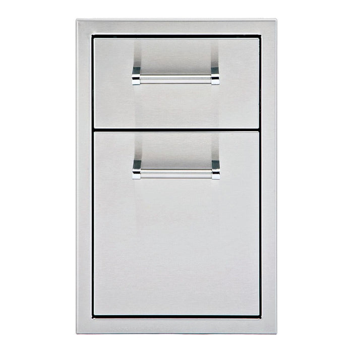 Delta Heat 13-Inch Stainless Steel Double Access Drawer - DHSD132-B