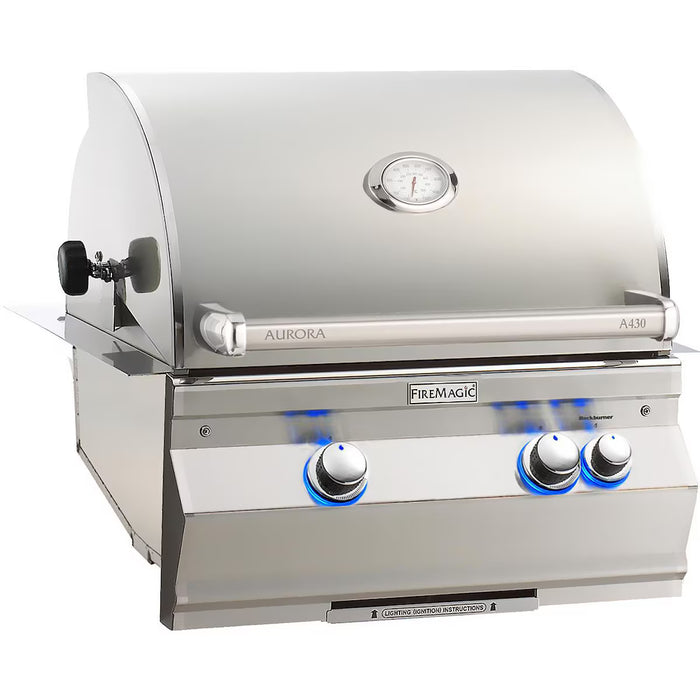 Fire Magic 27" Grills, Aurora A430i Built-In Grills with Analog Thermometer - A430i-8EAN