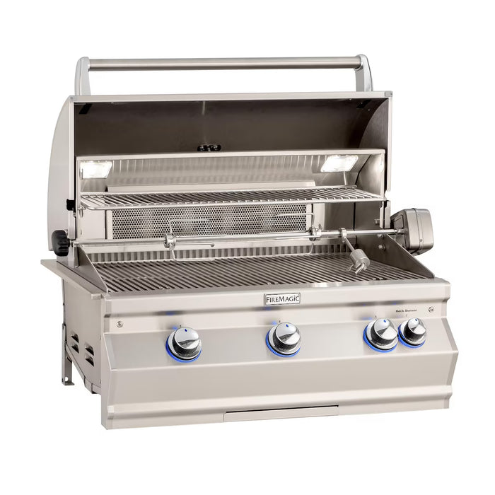 Fire Magic 40" Grills, Aurora A790i Built-In Grills with Analog Thermometer - A790i-8LAN