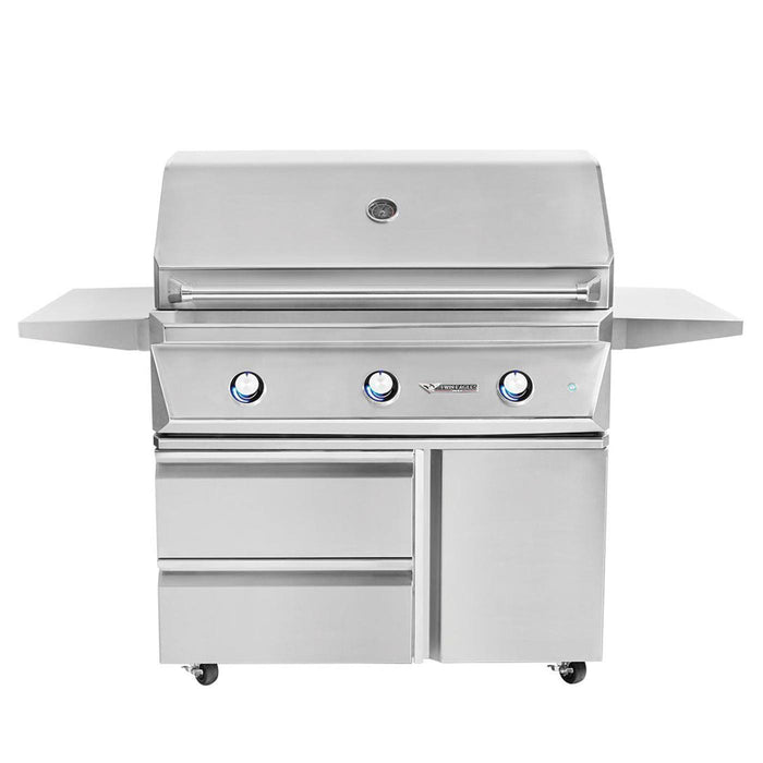 Twin Eagles 36-Inch 3-Burner Built-In Propane Gas Grill - TEBQ36G-CL