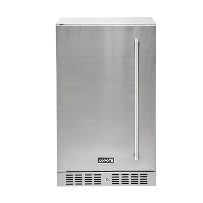 Coyote 21" Outdoor Refrigerator LH - C121R-S-L