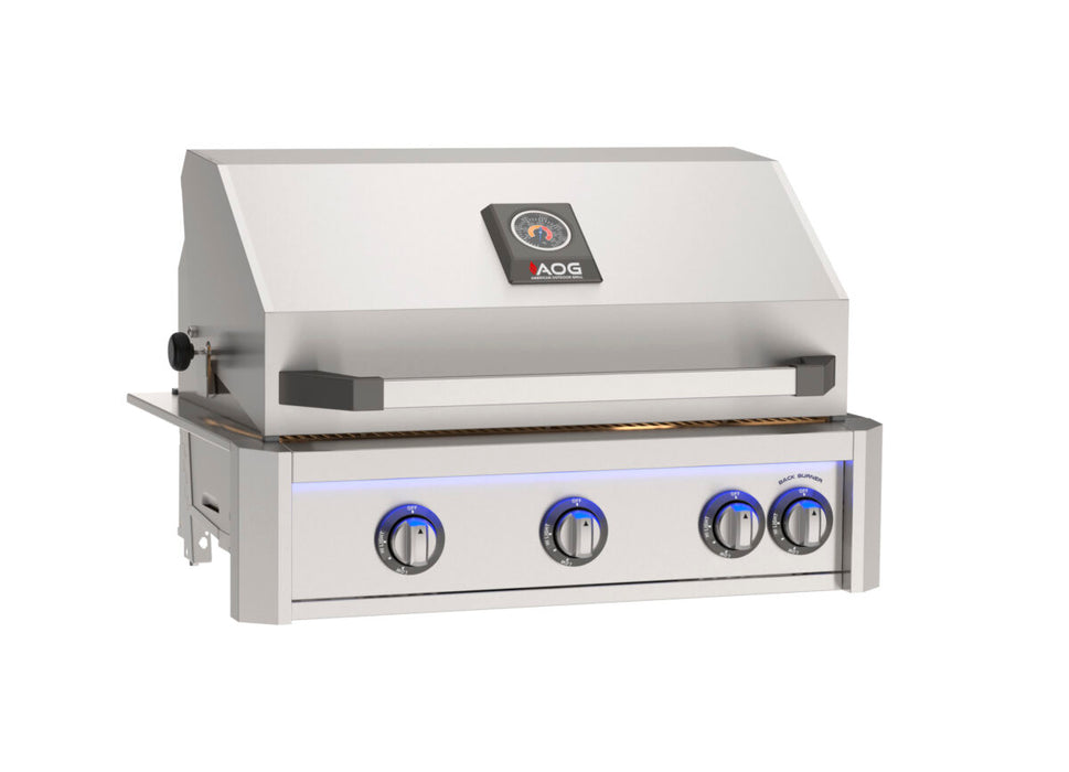 American Outdoor Grill 36” L-Series Built-In Grill w/ Backburner & Rotisserie Kit - AOG36LP