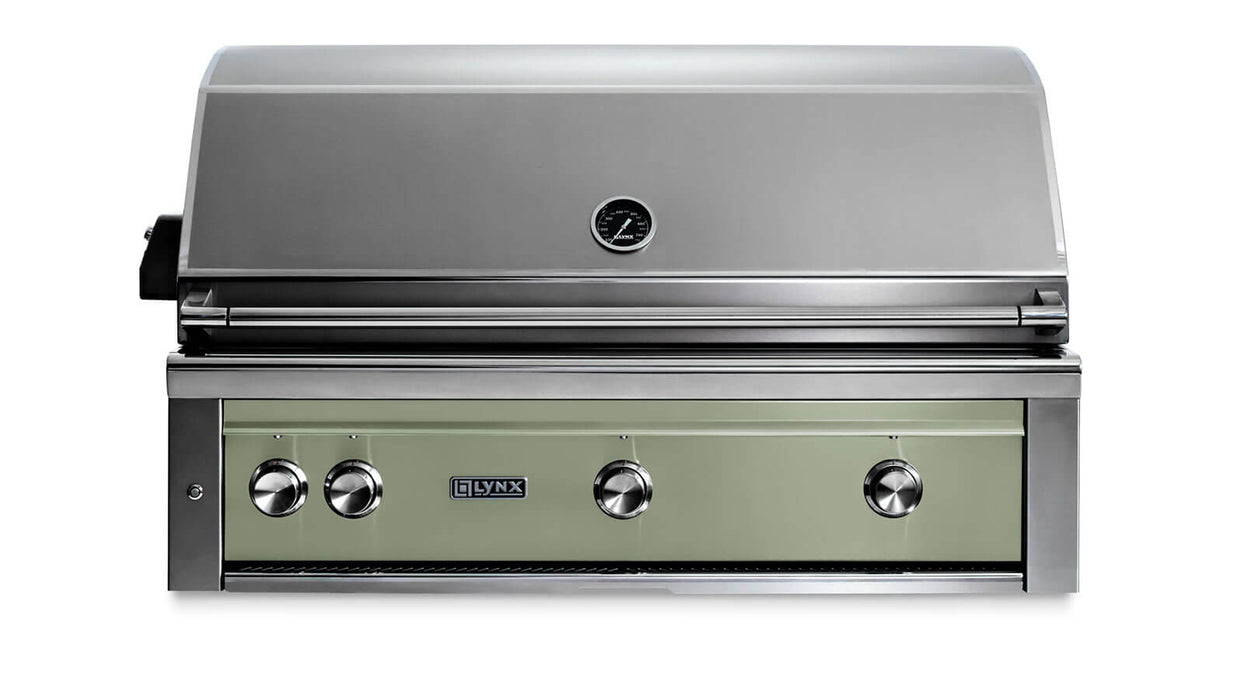 Lynx 42" Built-In Grill w/ Rotisserie in Desert Sage - L42R-3-DSLP