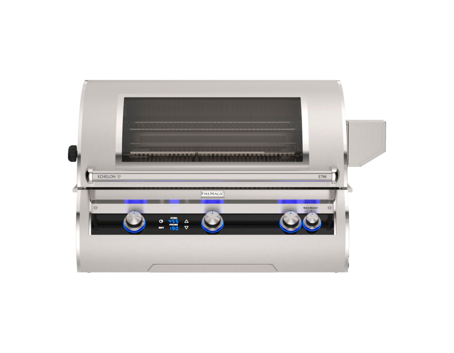 Fire Magic 40" Grills, Echelon Diamond E790i Built-In Grills with Digital Thermometer with Window - E790i-9E1N-W