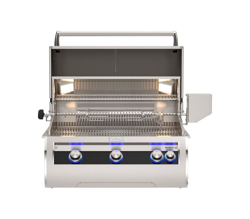 Fire Magic 34" Grills, Echelon Diamond E660i Built-In Grills with Analog Thermometer - E660i-9EAN-W