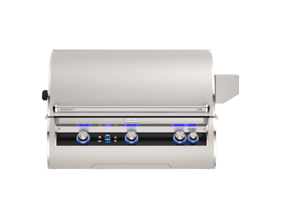 Fire Magic 40" Grills, Echelon Diamond E790i Built-In Grills with Digital Thermometer with Window - E790i-9E1N