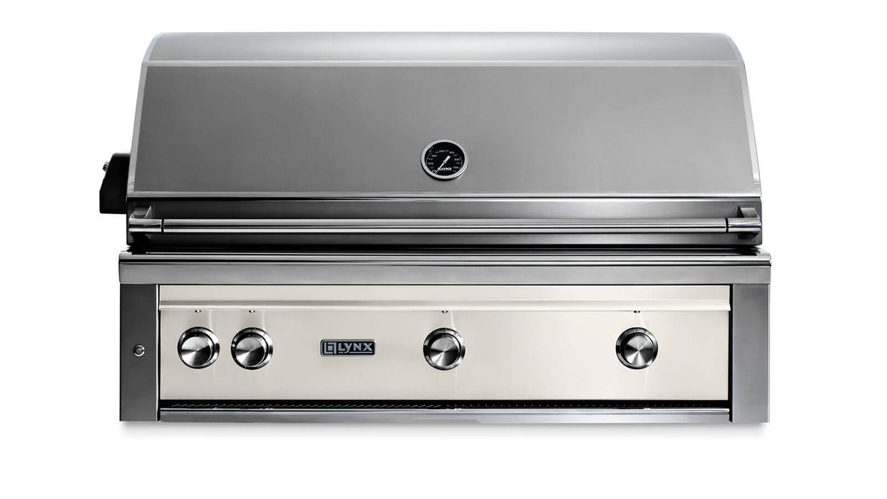 Lynx 42" Built-In Grill - All Trident™ w/ Rotisserie in Glacier - L42ATR-GLNG