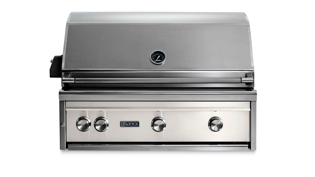 Lynx 36"  Built-In Grill - All Trident™ w/ Rotisserie in Glacier - L36ATR-GLNG