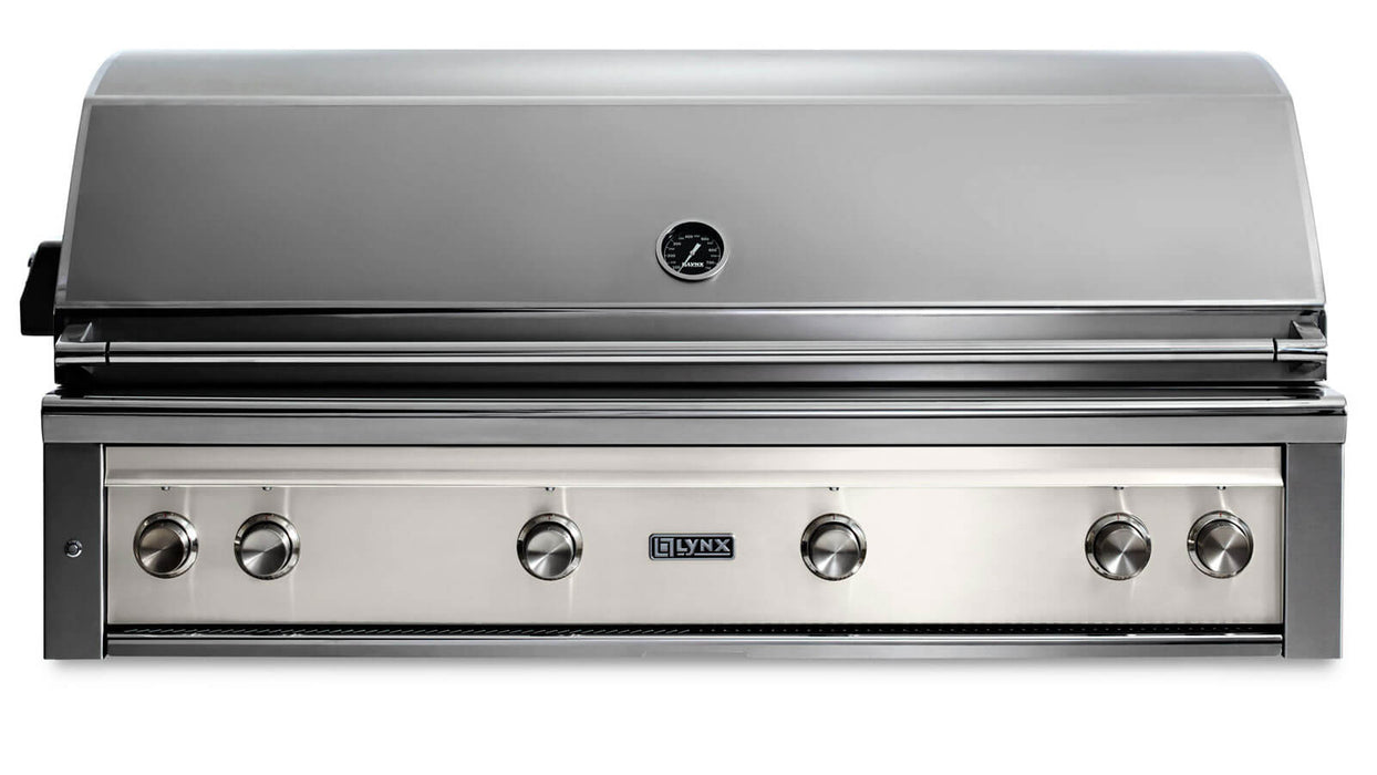 Lynx 54" Built-In Grill - 1 Trident™ w/ Rotisserie in Glacier - L54TR-GLLP