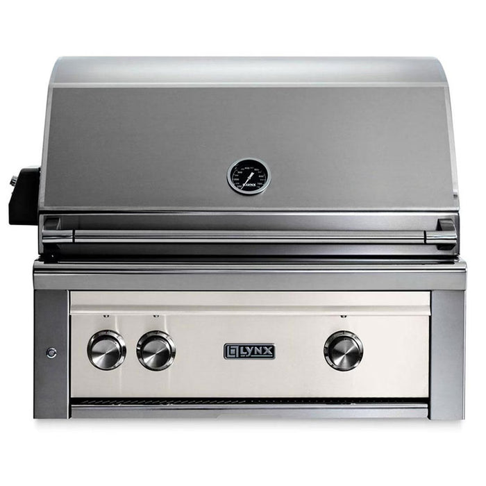 Lynx 30" Built-In Grill w/ Rotisserie in Glacier - L30R-3-GLLP