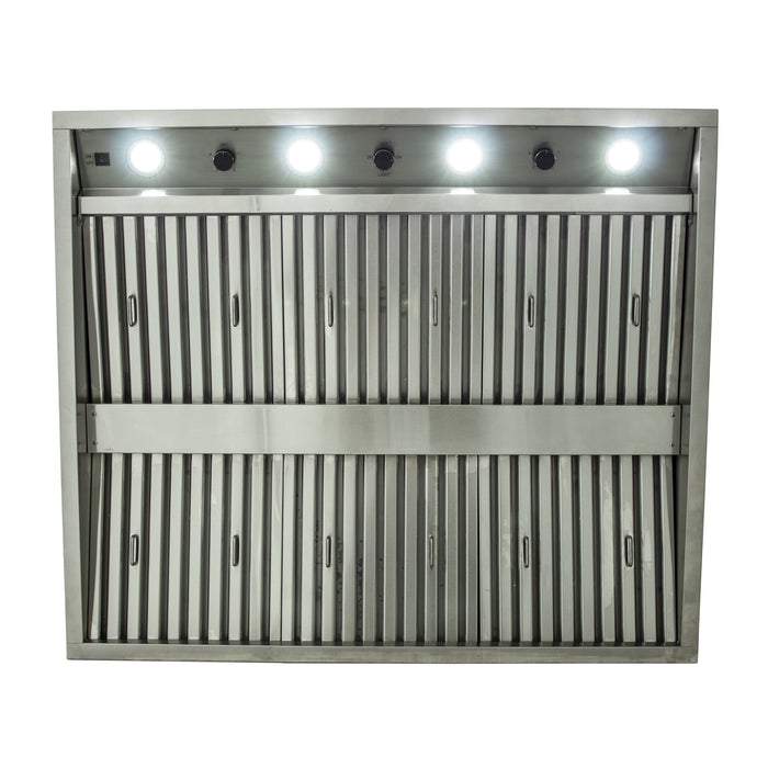 Blaze 36-Inch Stainless Steel Outdoor Vent Hood - 1000 CFM - BLZ-36-VHOOD