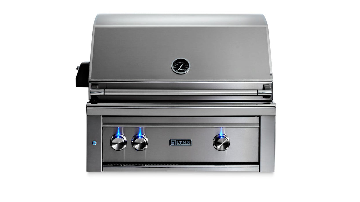 Lynx 30" Built-In Grill - All Trident™ w/Rotisserie in SS - L30ATR-NG