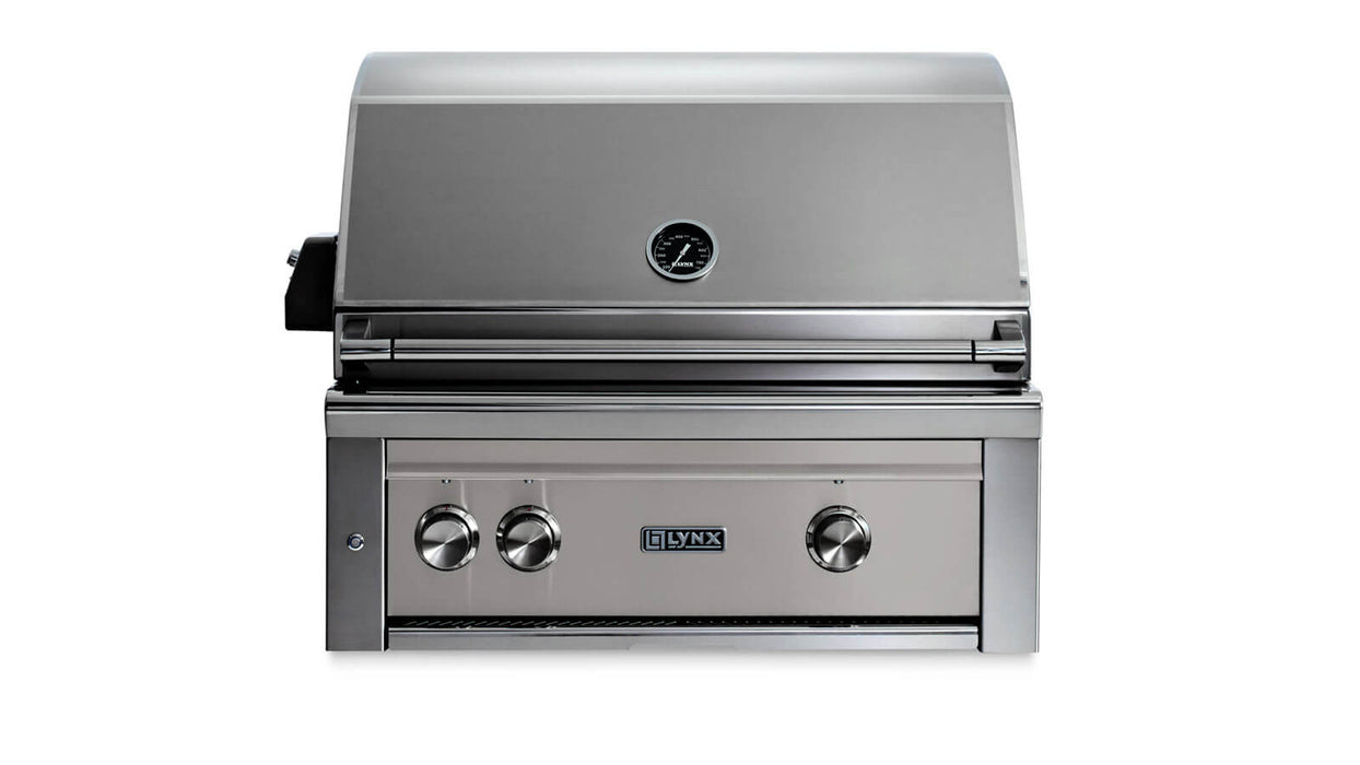 Lynx 30" Built-In Grill - All Trident™ w/Rotisserie in Limestone - L30ATR-LSLP