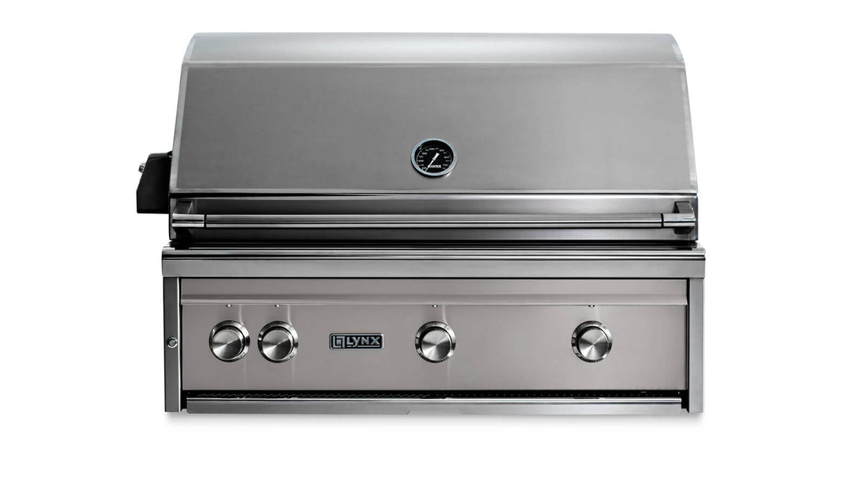 Lynx 36"  Built-In Grill - All Trident™ w/ Rotisserie in Limestone - L36ATR-LSLP