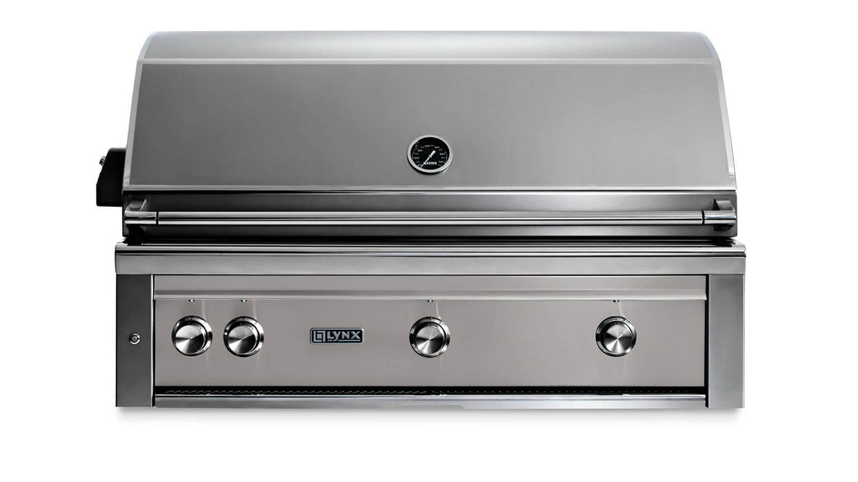 Lynx 42" Built-In Grill - 1 Trident™ w/ Rotisserie in Limestone - L42TR-LSNG