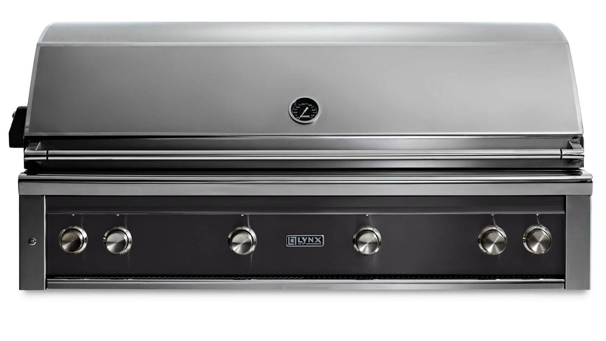 Lynx 54" Built-In Grill - 1 Trident™ w/ Rotisserie in Obsidian - L54TR-OBLP