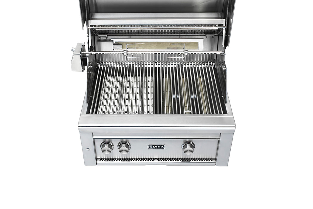 Lynx 30" Built-In Grill - All Trident™ w/Rotisserie in Surf - L30ATR-SULP