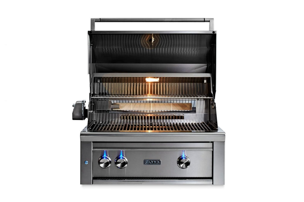 Lynx 30" Built-In Grill - All Trident™ w/Rotisserie in Surf - L30ATR-SULP