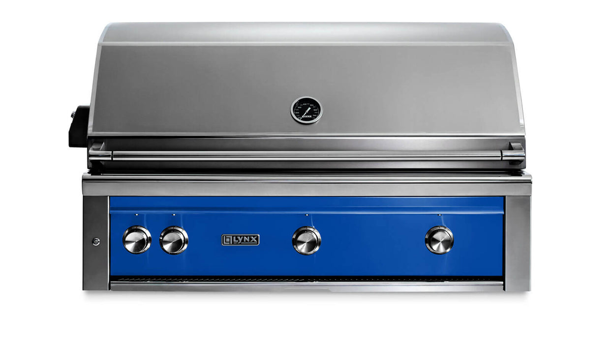 Lynx 42" Built-In Grill - All Trident™ w/ Rotisserie in Pacific Blue - L42ATR-PBNG