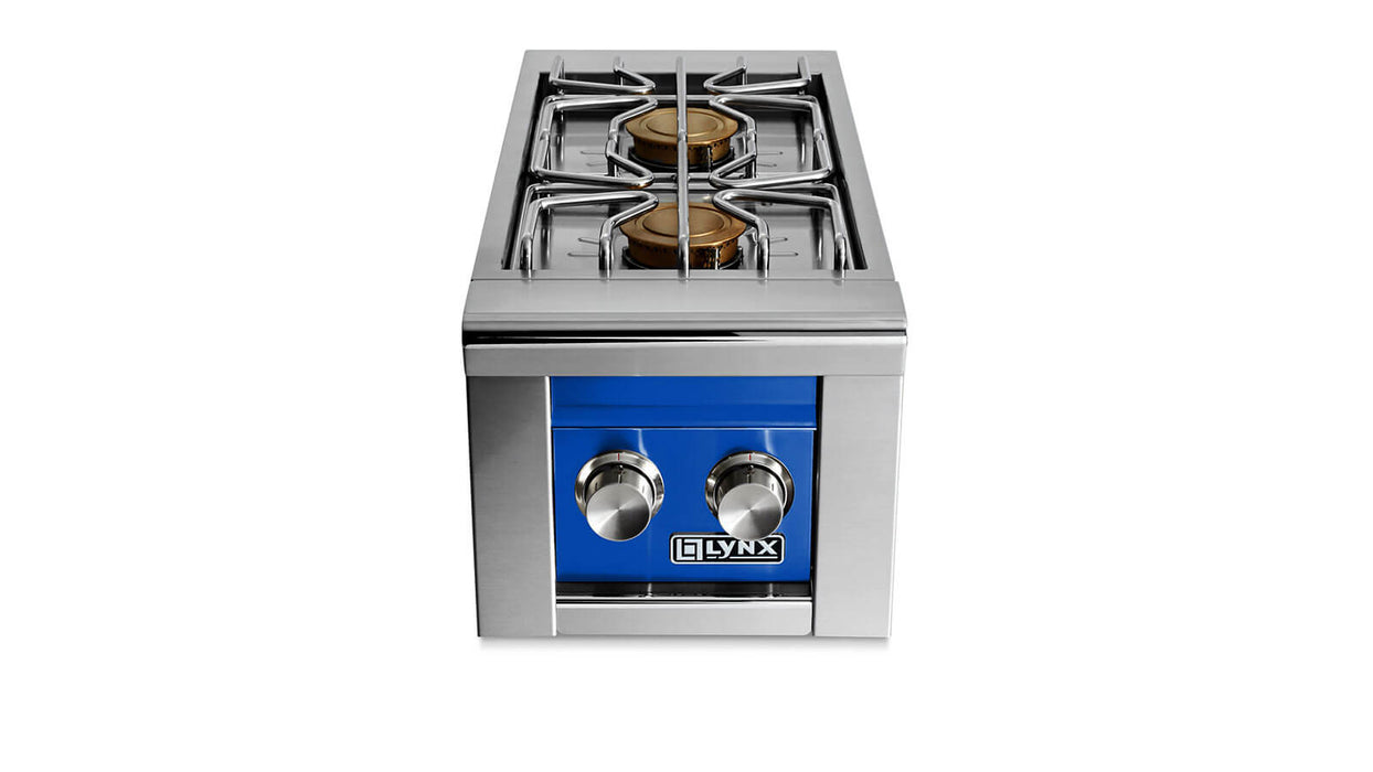 Lynx Built-in Double side burners in Pacific Blue - LSB2-2-PBLP