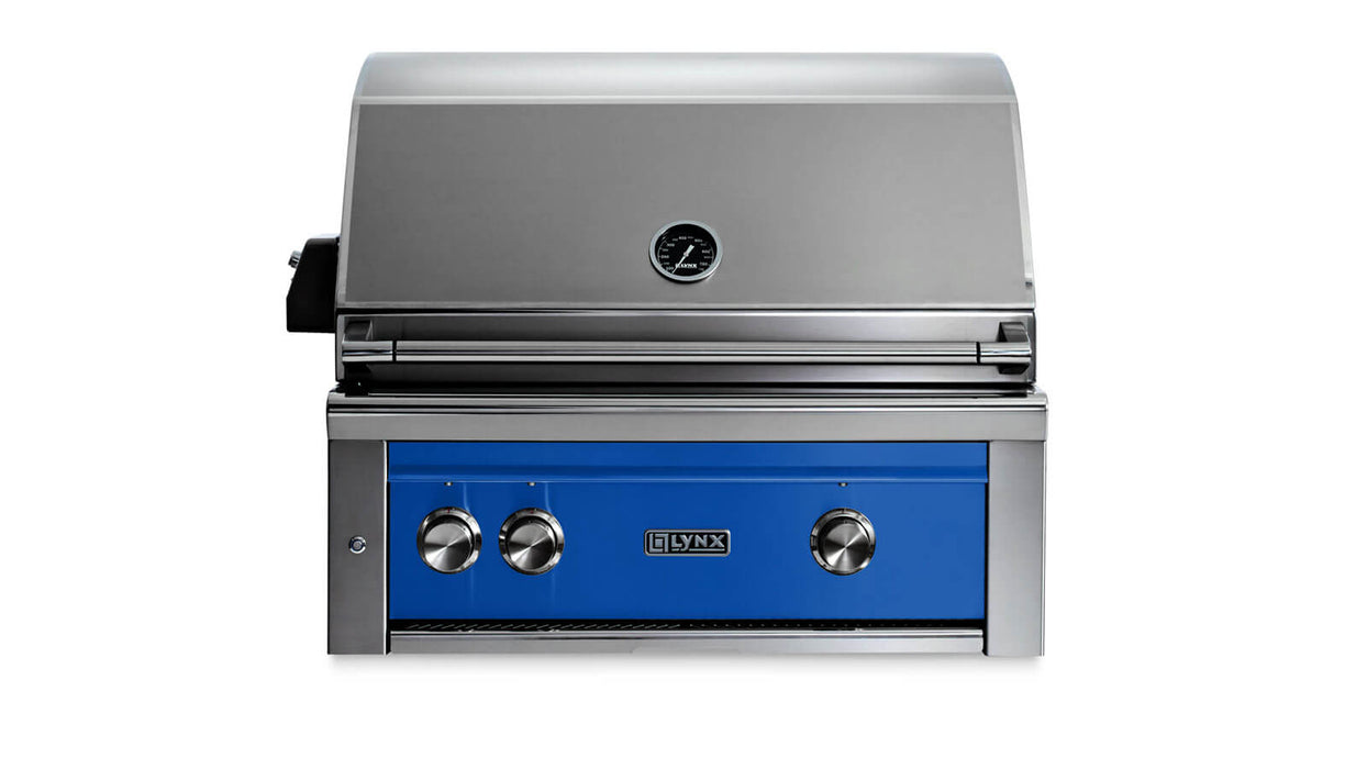 Lynx 30" Built-In Grill - All Trident™ w/Rotisserie in Pacific Blue - L30ATR-PBLP