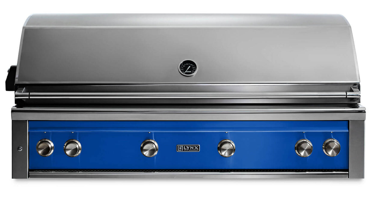 Lynx 54" Built-In Grill - 1 Trident™ w/ Rotisserie in Pacific Blue - L54TR-PBLP