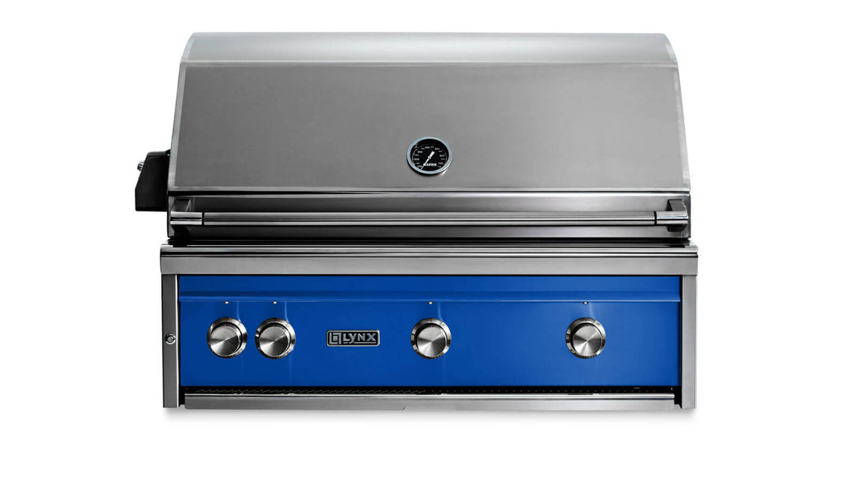 Lynx 36"  Built-In Grill - 1 Trident™ w/ Rotisserie in Pacific Blue - L36TR-PBNG