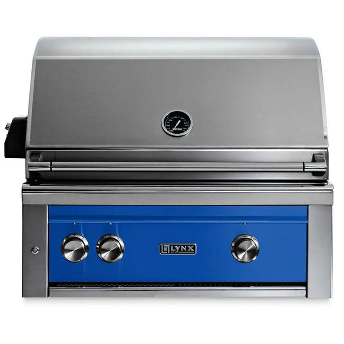 Lynx 30" Built-In Grill w/ Rotisserie in Pacific Blue - L30R-3-PBNG